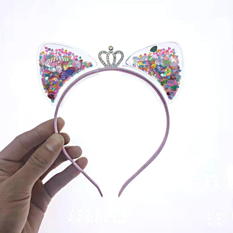 Cat ear headbands, hair clips, headwear, children's headwear, hair bands, kids' crowns, princess heads, girls' rabbit ears undefined
