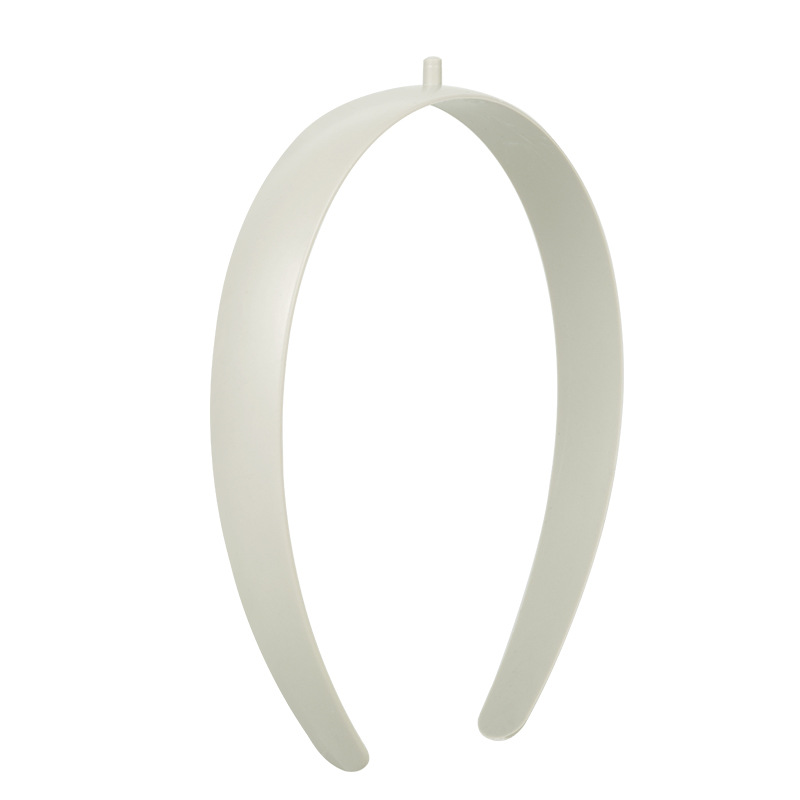 2.0cm plastic hairband base blank with nails, smooth plate, Christmas festival unicorn wrapped fabric hairband blank, headwear accessories Item Picture