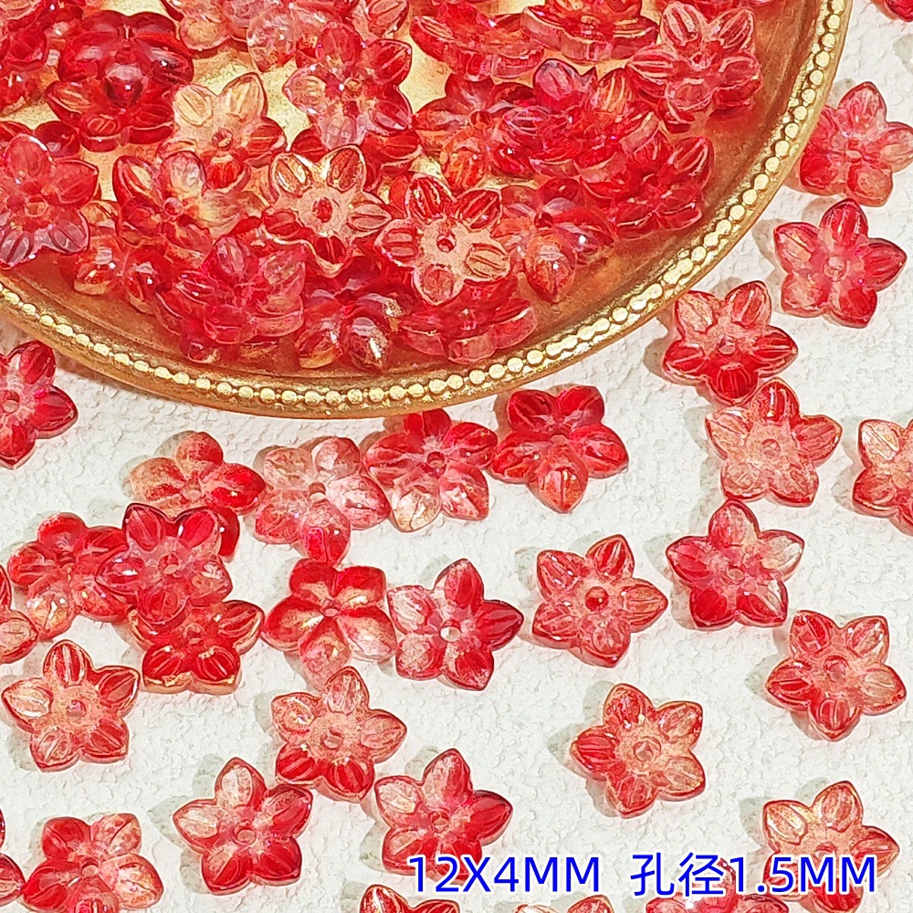 Best-selling dreamy glazed colored ancient-style hydrangea jewelry diy hairpins, bracelets, necklaces, small flower material accessories undefined