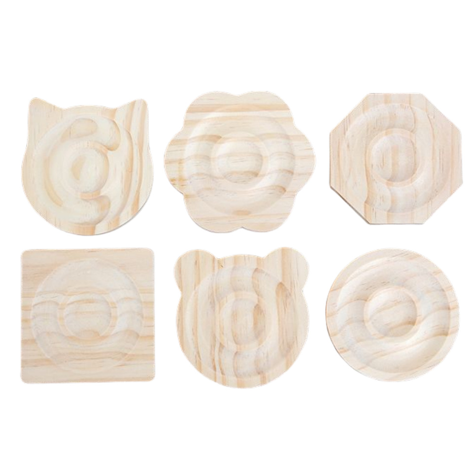Play with hand beads display plate, wooden beads, wooden plate, bracelet, accessory, prop, bracelet tray, live streaming display stand Item Picture