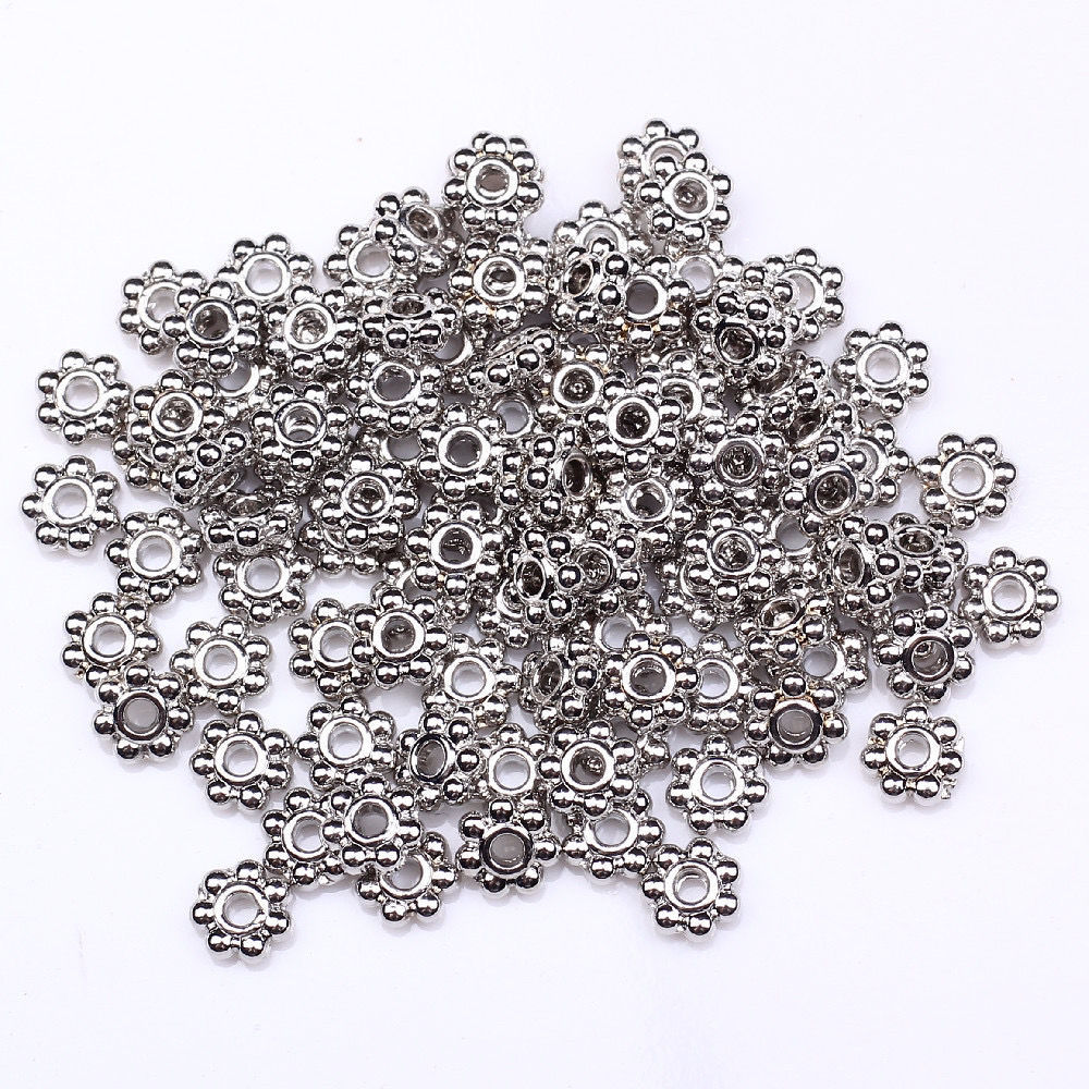 4mm/6mm snowflake spacer, flower stand, petal diy handmade jewelry accessories, bracelet, necklace, beaded and loose beaded materials undefined
