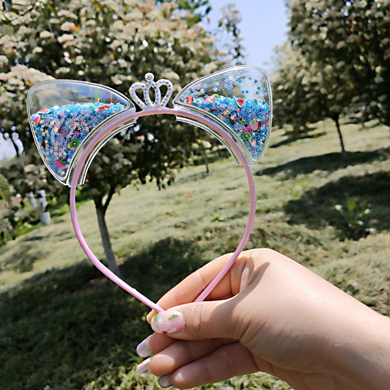 Cat ear headbands, hair clips, headwear, children's headwear, hair bands, kids' crowns, princess heads, girls' rabbit ears undefined