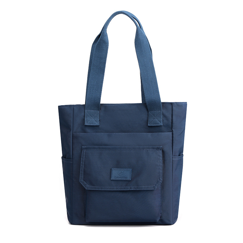 Large-capacity women's fashionable and trendy single-shoulder bag, nylon water-resistant versatile tote bag, Korean-style hand-held shopping bag, trendy undefined