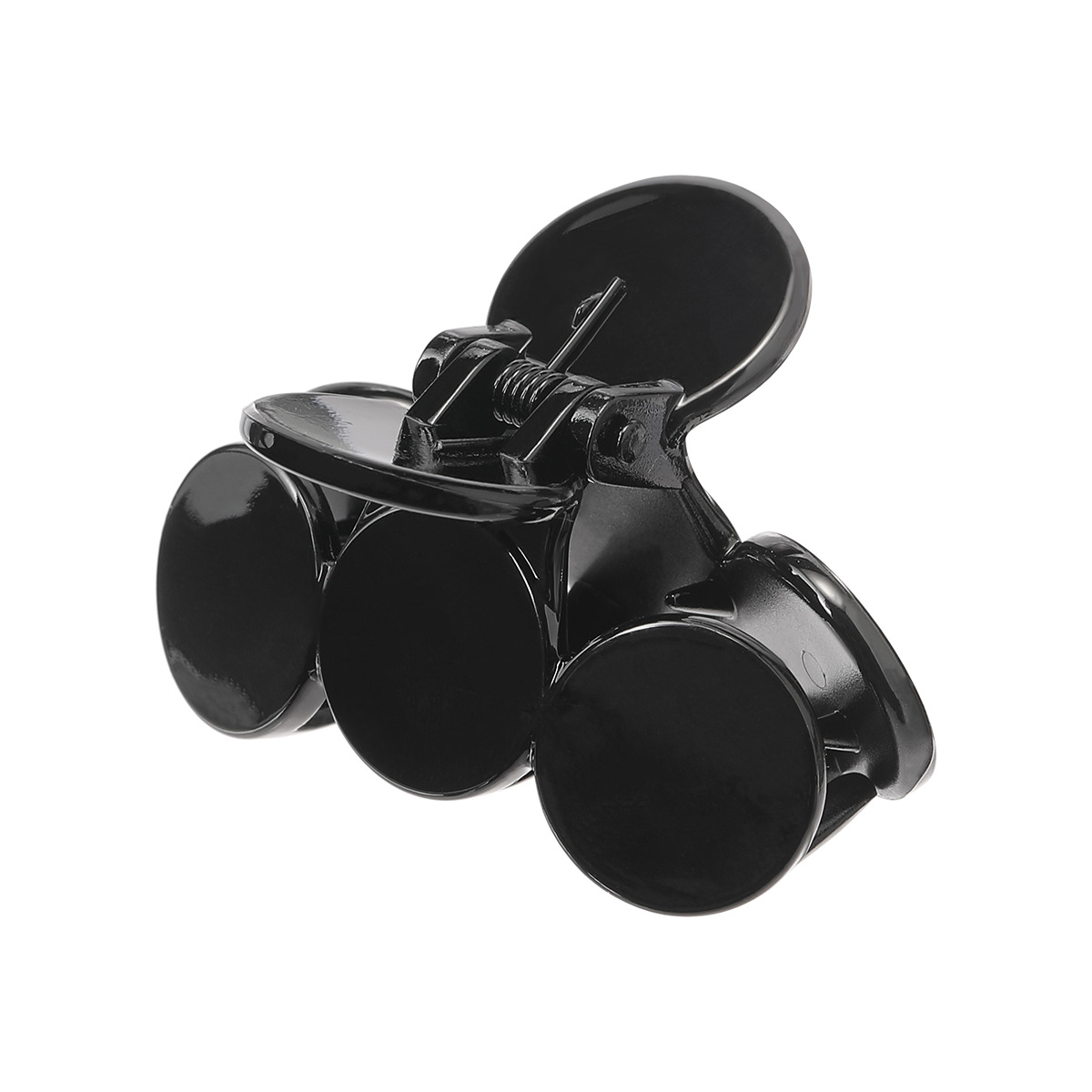 Korean-style medium-sized hair clips, high-end DIY three-half round hair clips, shark clips, ins summer headwear Item Picture