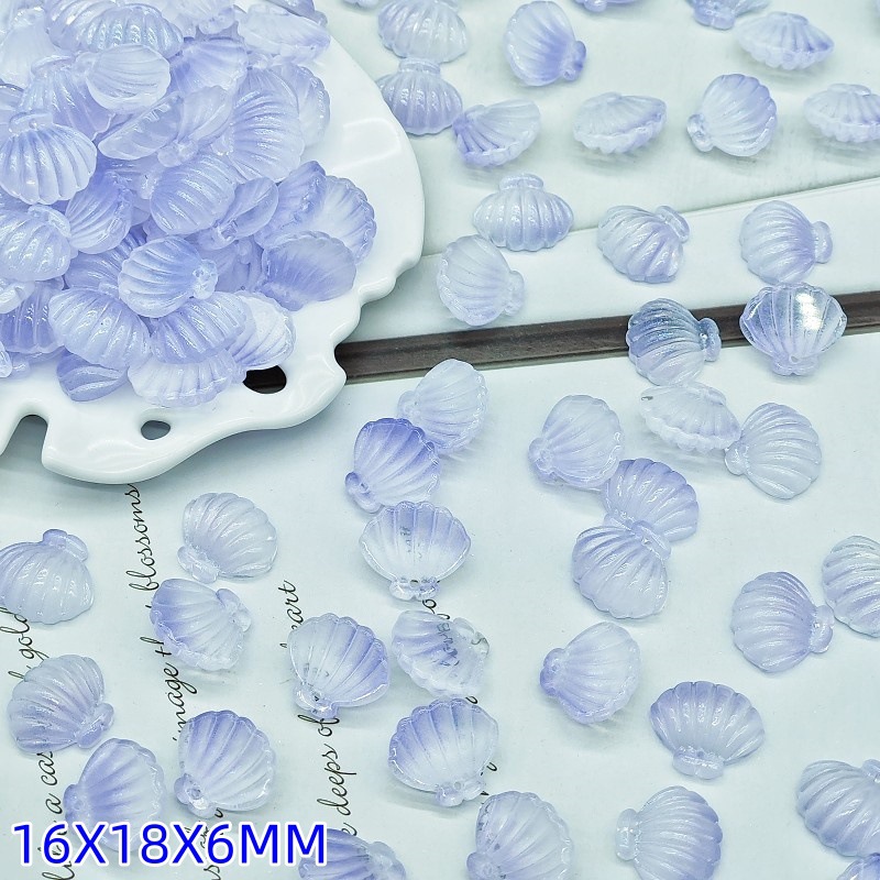 琉璃海洋扇贝人鱼贝壳花蛤配件散珠吊饰手工diy饰品配件古风材料详情图16