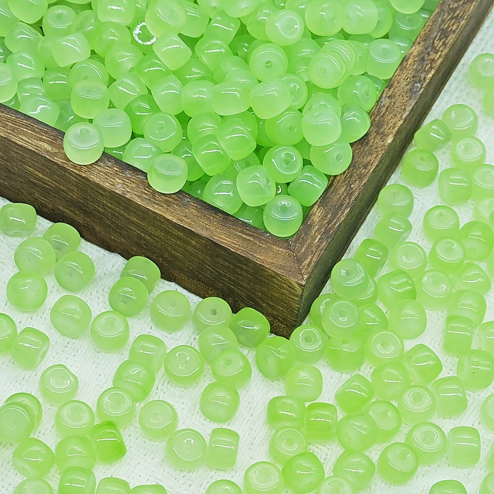 أو اسطوانات خرز من الخرز ذات الفتحات الصخرية (6X8mm) تلعب لعبة اللؤلؤ الخرز (DYY) undefined