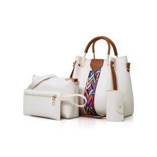 Women's bag 2024 new style European and American fashion four-piece set, mother and child bag, shoulder bag, crossbody bag, bucket bag, multi-piece set undefined