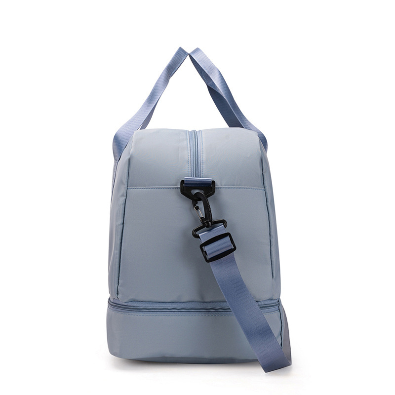 Custom-made large-capacity travel bags with printed logos, hand-held crossbody fitness bags, dry and wet separation swimming storage bags Specification image