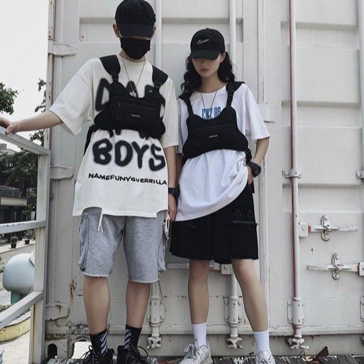 Trendy tactical vest for men, light functional workwear vest for women, Korean-style fashionable functional outerwear chest for men Application Scenario
