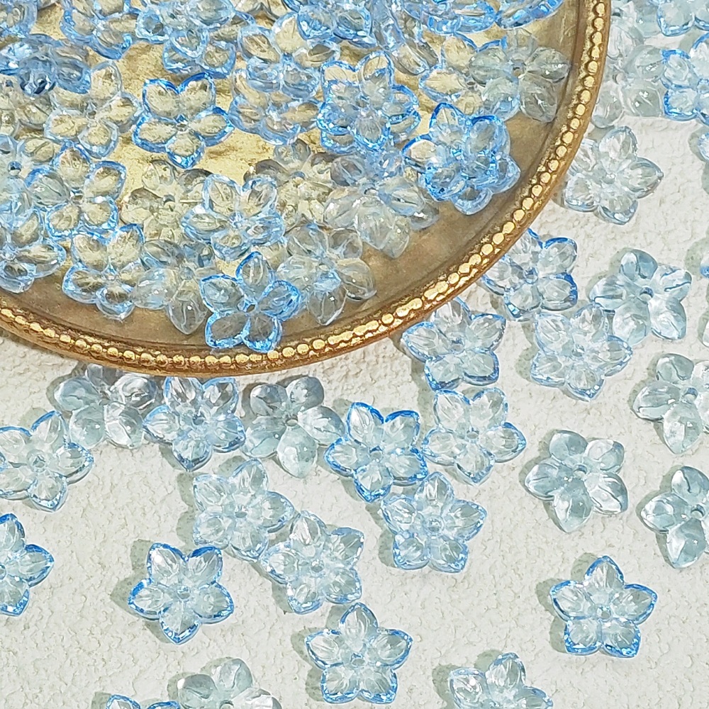 Best-selling dreamy glazed colored ancient-style hydrangea jewelry diy hairpins, bracelets, necklaces, small flower material accessories Specification image