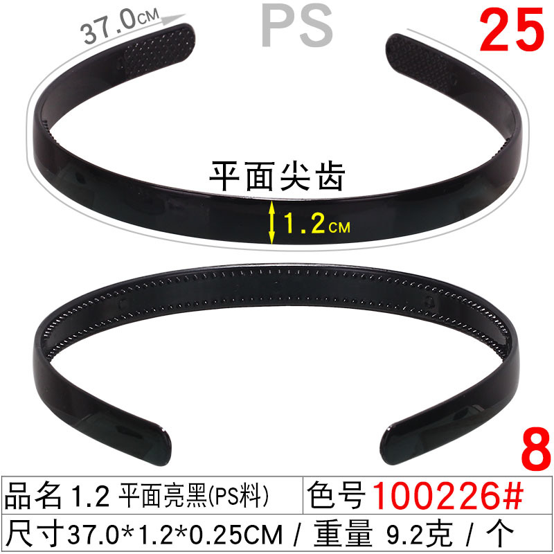 Invisible men's hairband, trendy men's and women's face-washing headband, internet-famous big wavy bangs, sporty hairpin, back of the head, wavy hair hole undefined
