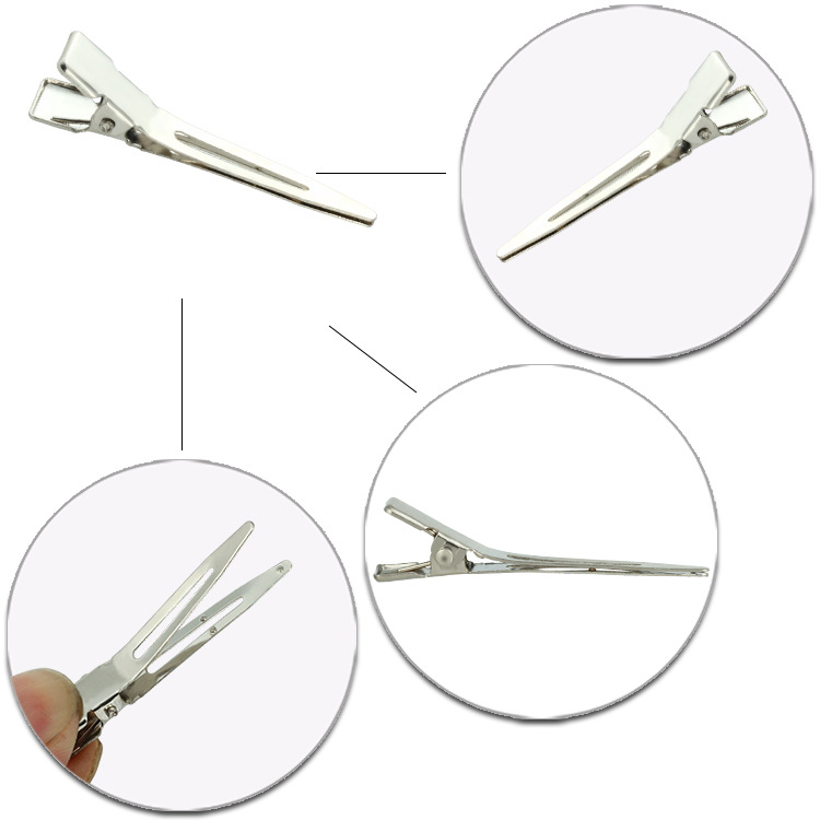 Hairdressing positioning clips, steel clips, perming clips, root fluffing clips, men's duckbeak clips, and stainless steel clips for hair salon sections details Picture