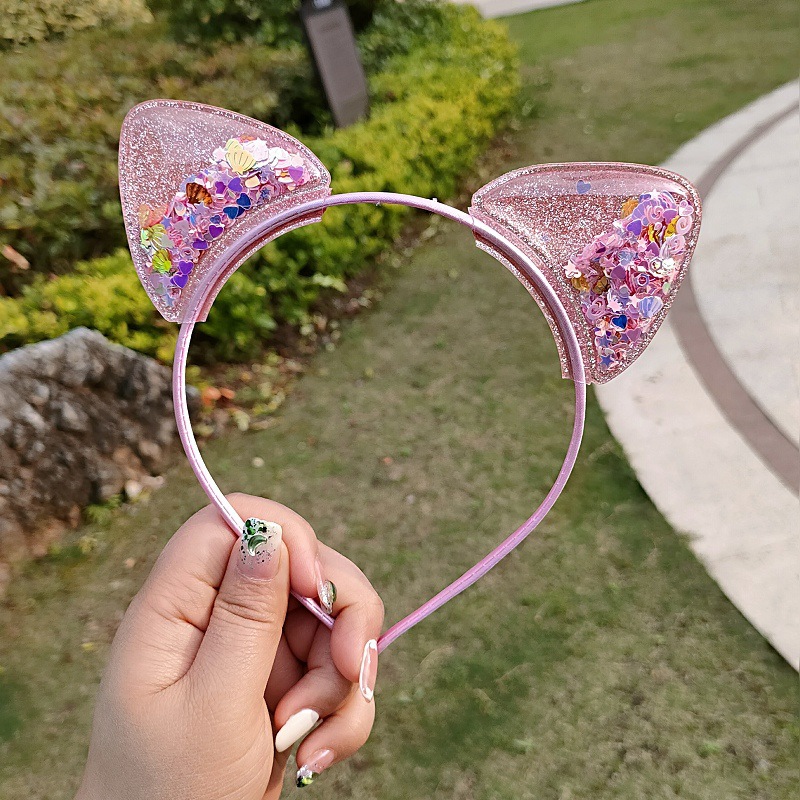 Cat ear headbands, hair clips, headwear, children's headwear, hair bands, kids' crowns, princess heads, girls' rabbit ears Specification image