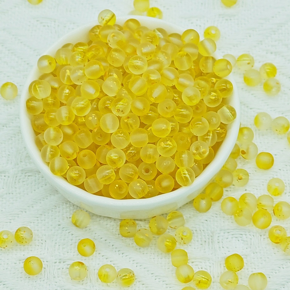 وتوزع قطع غيار سوارات DYY اليدوية ذات جودة عالية جداً من الخرز السحري الزجاجي الشفاف (6 مم/8 مم) undefined