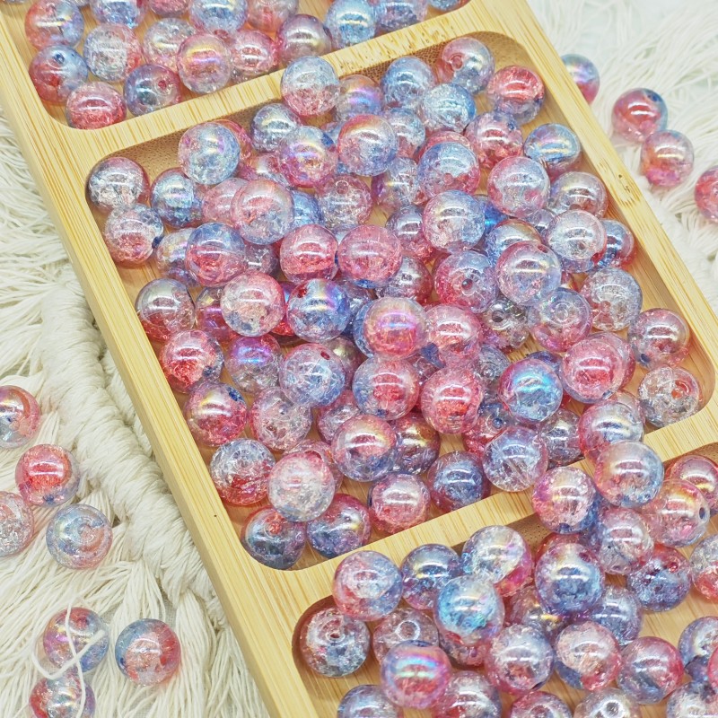 New 10mm electroplated AB colored jade broken bead bracelet, DIY handcrafted bead accessories, wholesale of glass and glass beads undefined