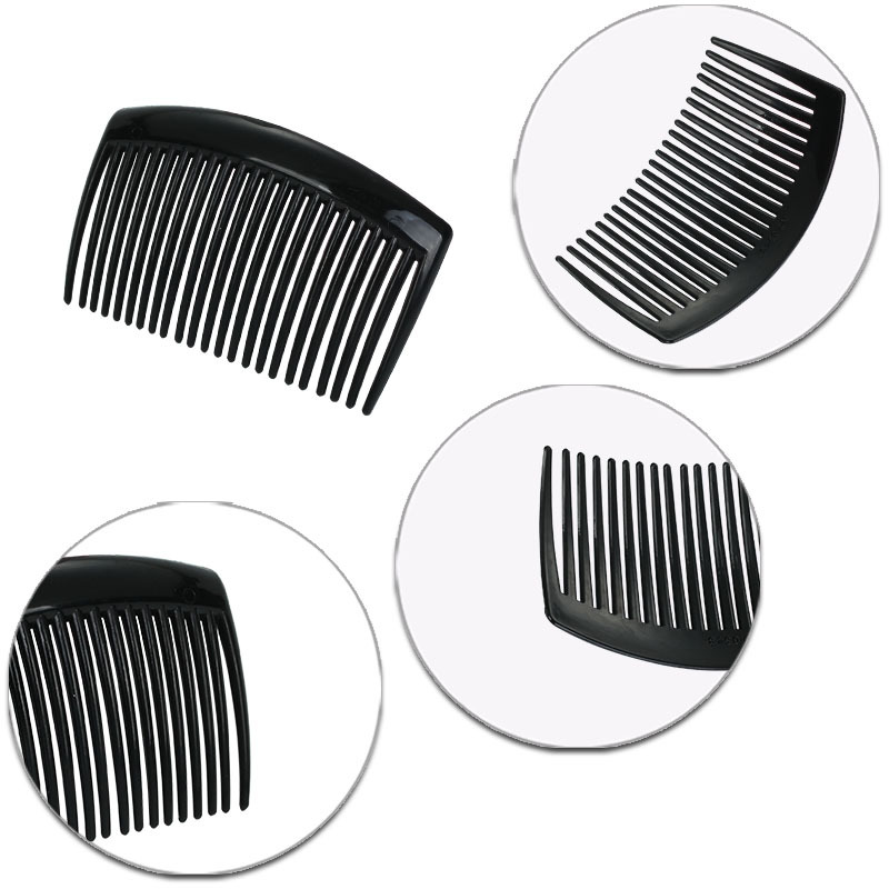 Wholesale of new bride black and coffee-colored hair combs, ancient-style hair comb accessories, hair clips, headwear, and plastic compression hair combs Specification image
