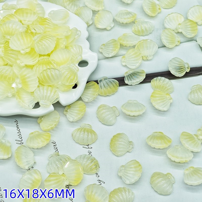 琉璃海洋扇贝人鱼贝壳花蛤配件散珠吊饰手工diy饰品配件古风材料详情图18