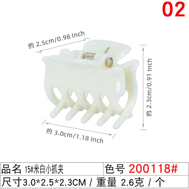 Xuchang tiger-mouth wig clamps, large, medium and small ponytail false hair clamps, fluffy small claw clamps, European and American chemical fiber high ponytail clamps undefined
