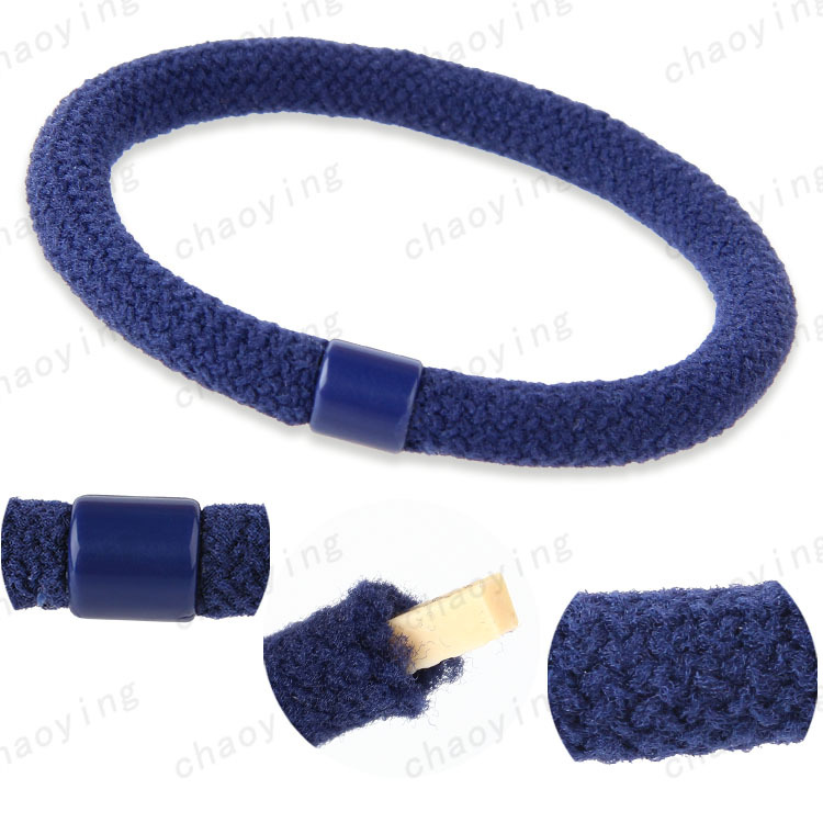 Korean solid color hair accessory boutique store, basic hair band, high-elasticity hair band, new hair accessory, 2-yuan store hair band Application Scenario