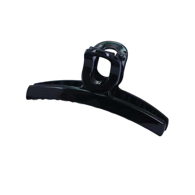 Black large grabber, large, medium and small plastic shark clips, top clips, bangs, hair clips, high ponytail, versatile hair clips and hair accessories Item Picture