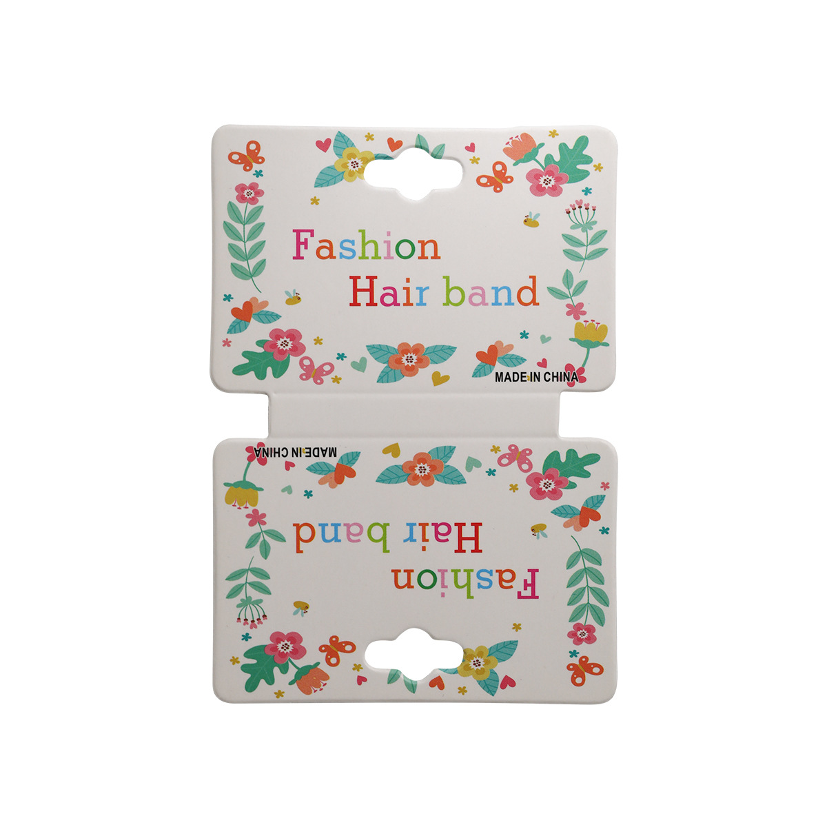 diy hair accessory cardstock, handmade jewelry packaging cards, children's hair accessory and hair band folding cards, packaging cardstock in stock Item Picture