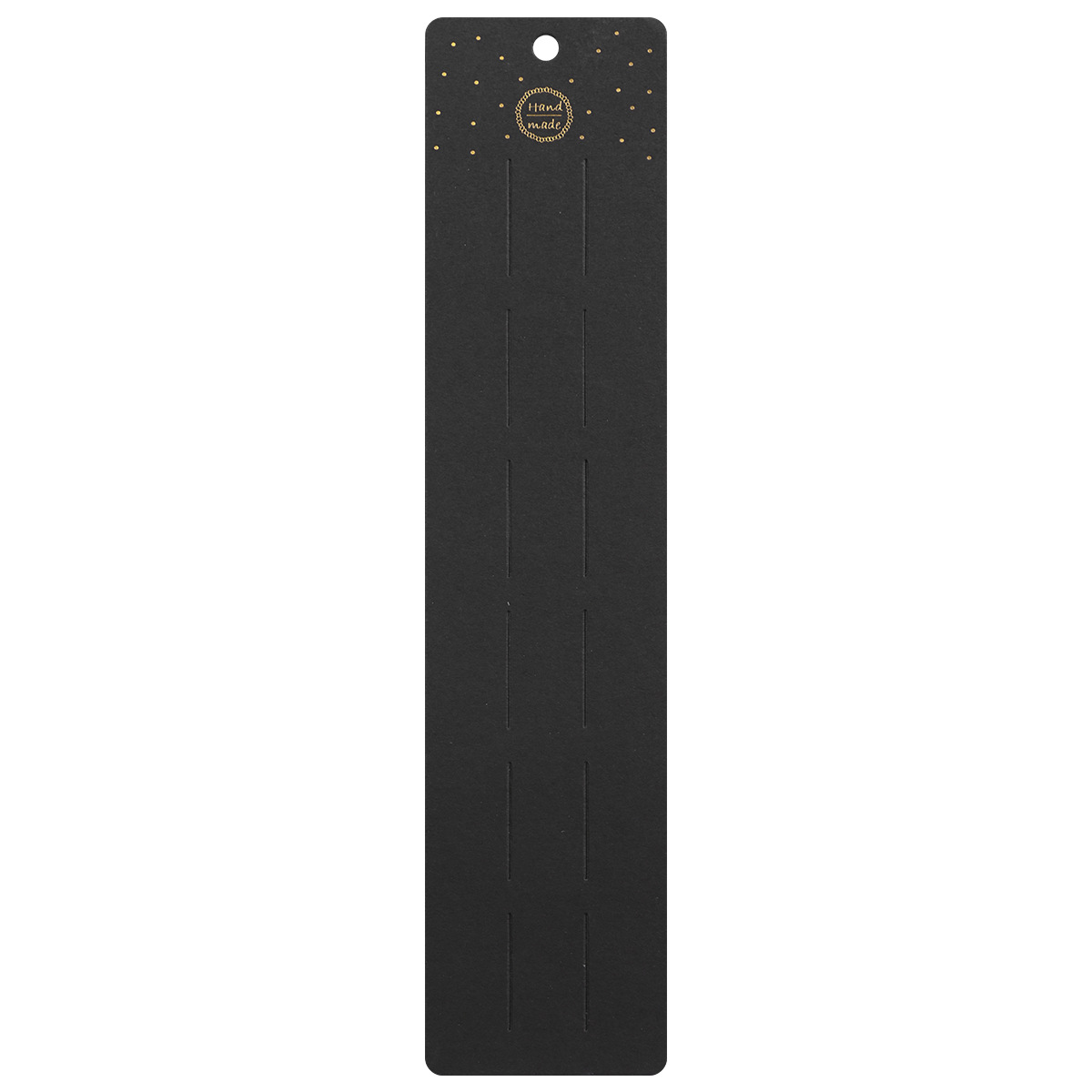 Black and simple card paper for hair clips, can be hung with square card tags, paper headwear and hair accessories, in-stock labels, high-end cards Item Picture