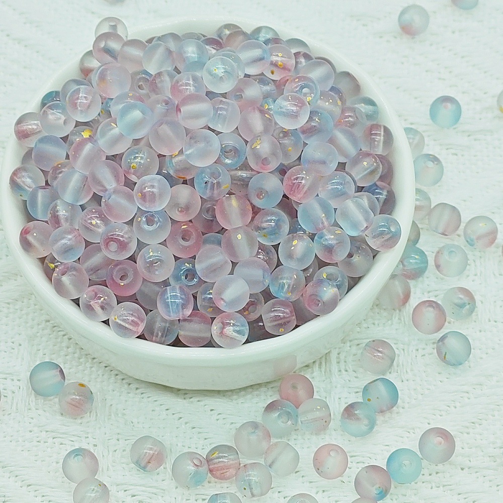 وتوزع قطع غيار سوارات DYY اليدوية ذات جودة عالية جداً من الخرز السحري الزجاجي الشفاف (6 مم/8 مم) undefined