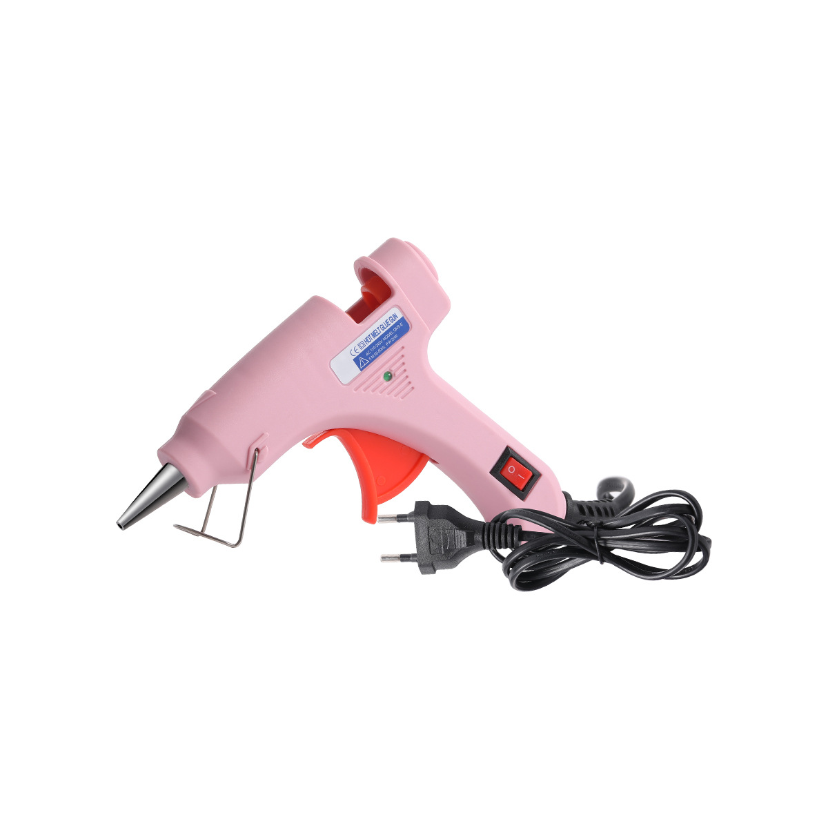 Saide 20W / 25W adjustable power temperature hot melt glue gun A601, kindergarten small glue gun 7MM hot melt glue stick gun Item Picture
