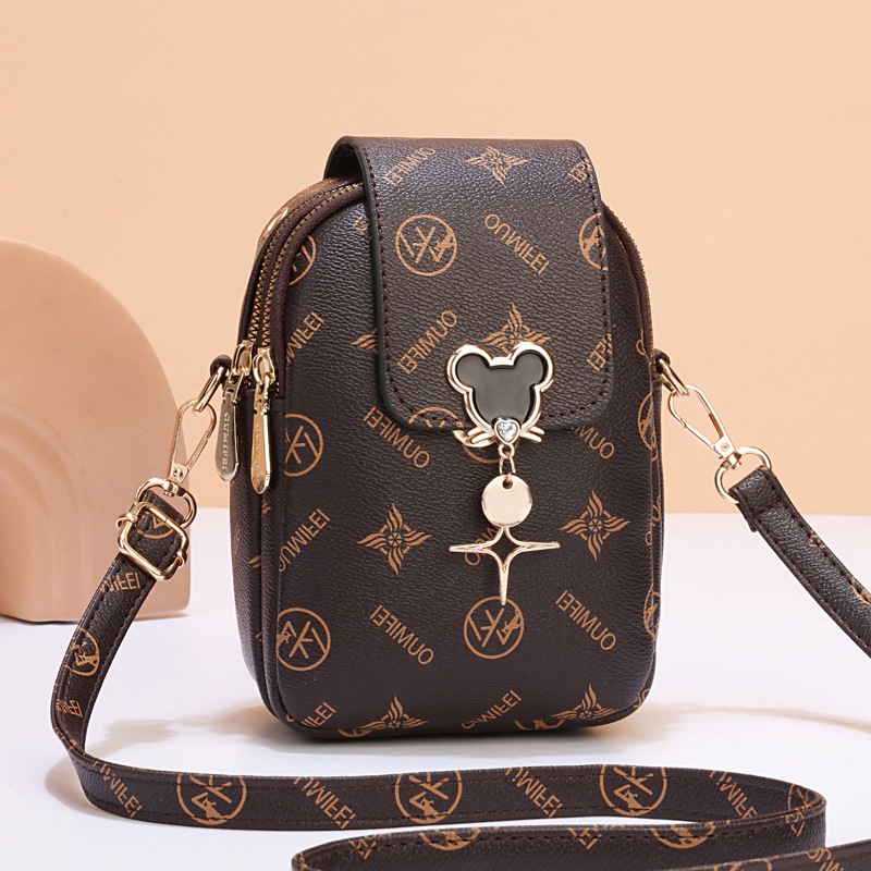 Summer new chain bag, Korean style simple small square bag, fashionable and versatile single-shoulder crossbody bag, trendy mini mobile phone bag for women undefined
