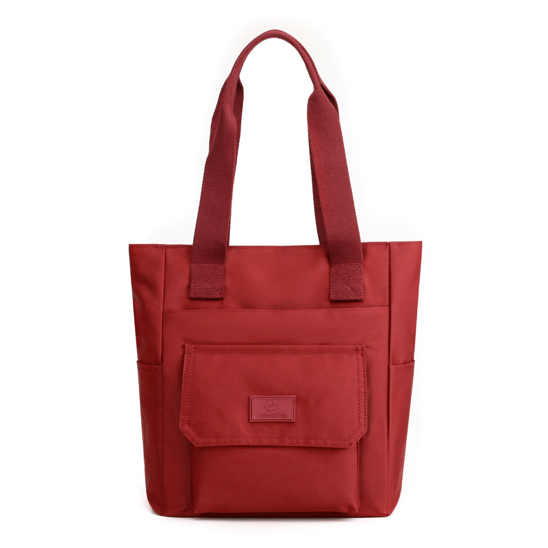 Large-capacity women's fashionable and trendy single-shoulder bag, nylon water-resistant versatile tote bag, Korean-style hand-held shopping bag, trendy undefined