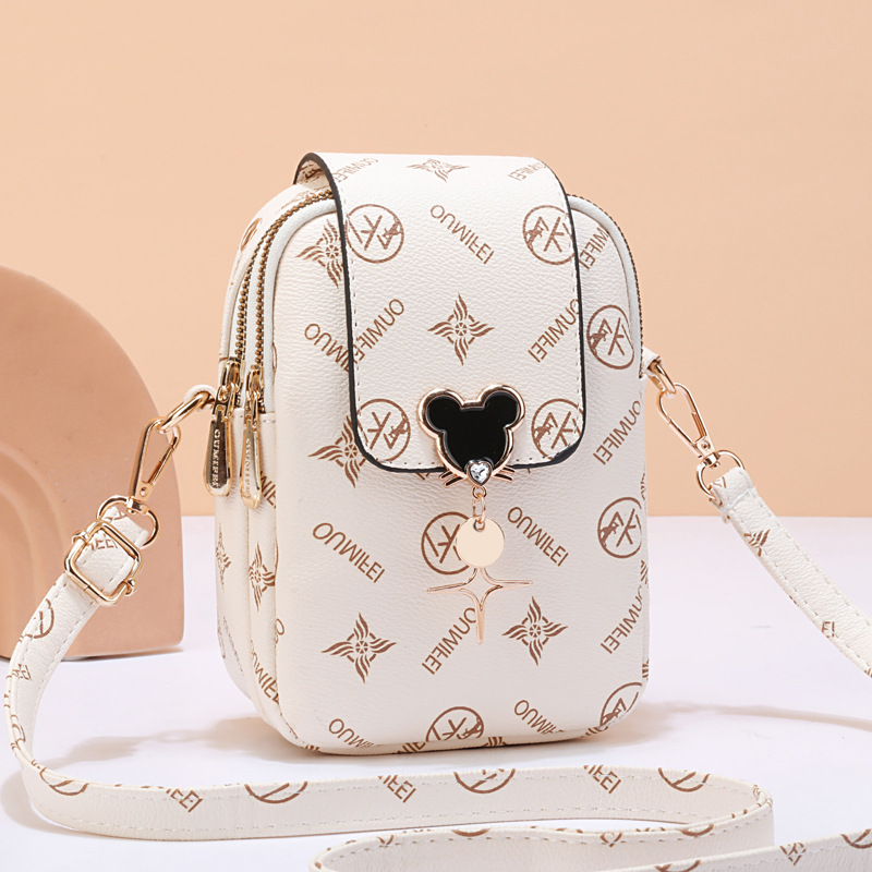 Summer new chain bag, Korean style simple small square bag, fashionable and versatile single-shoulder crossbody bag, trendy mini mobile phone bag for women undefined