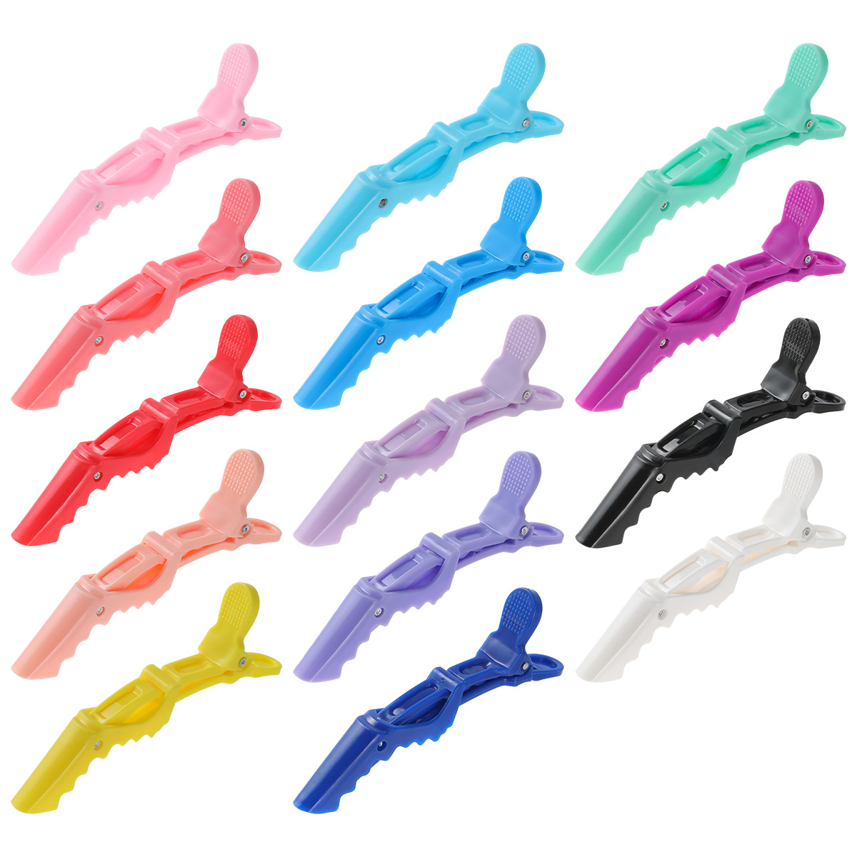 Hair salon dyeing crocodile hair clips, hair care tools, hair clips, hair cutting crocodile hair clips, special hair care bangs clips full image