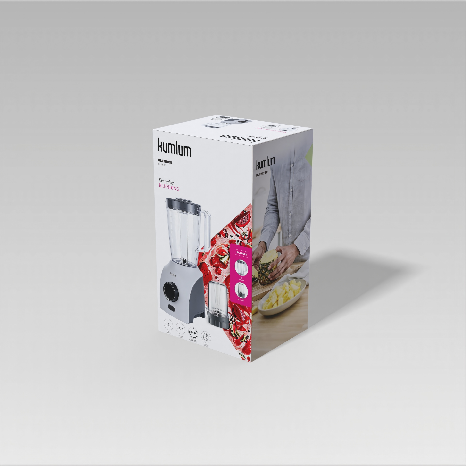 Direct supply and wholesale from foreign trade factory. Two-in-one 220V high-speed electric blender/juicer, daily beverage, spice powder, baby food, multi-functional integrated leak-proof cup body, easy to disassemble and clean - 5