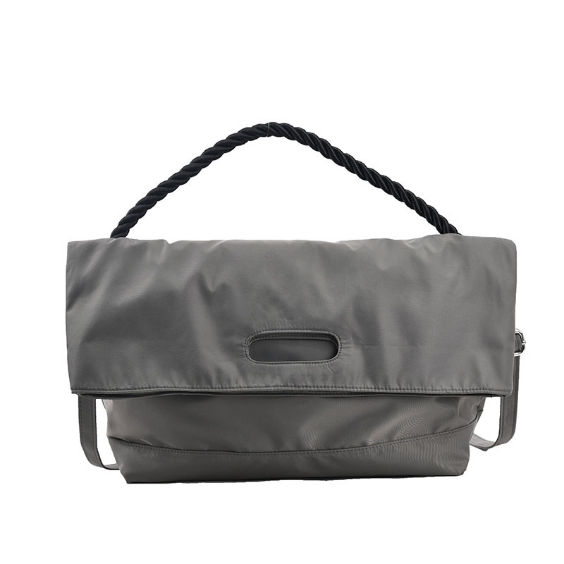 Korean ins fashion nylon single-shoulder bag for women with large capacity 2022 autumn/winter new style hand-held tote bag crossbody bag Item Picture