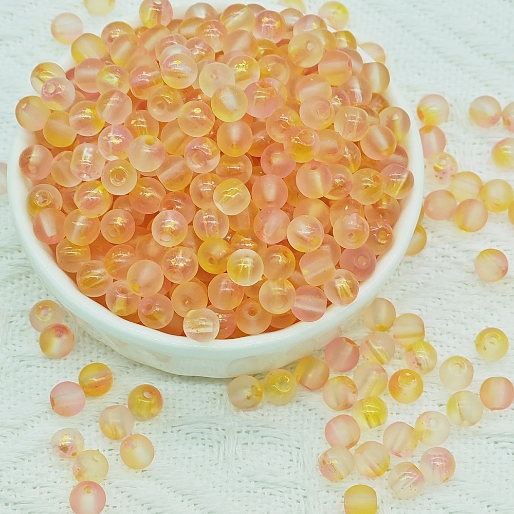 وتوزع قطع غيار سوارات DYY اليدوية ذات جودة عالية جداً من الخرز السحري الزجاجي الشفاف (6 مم/8 مم) undefined