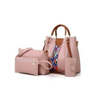 Women's bag 2024 new style European and American fashion four-piece set, mother and child bag, shoulder bag, crossbody bag, bucket bag, multi-piece set undefined
