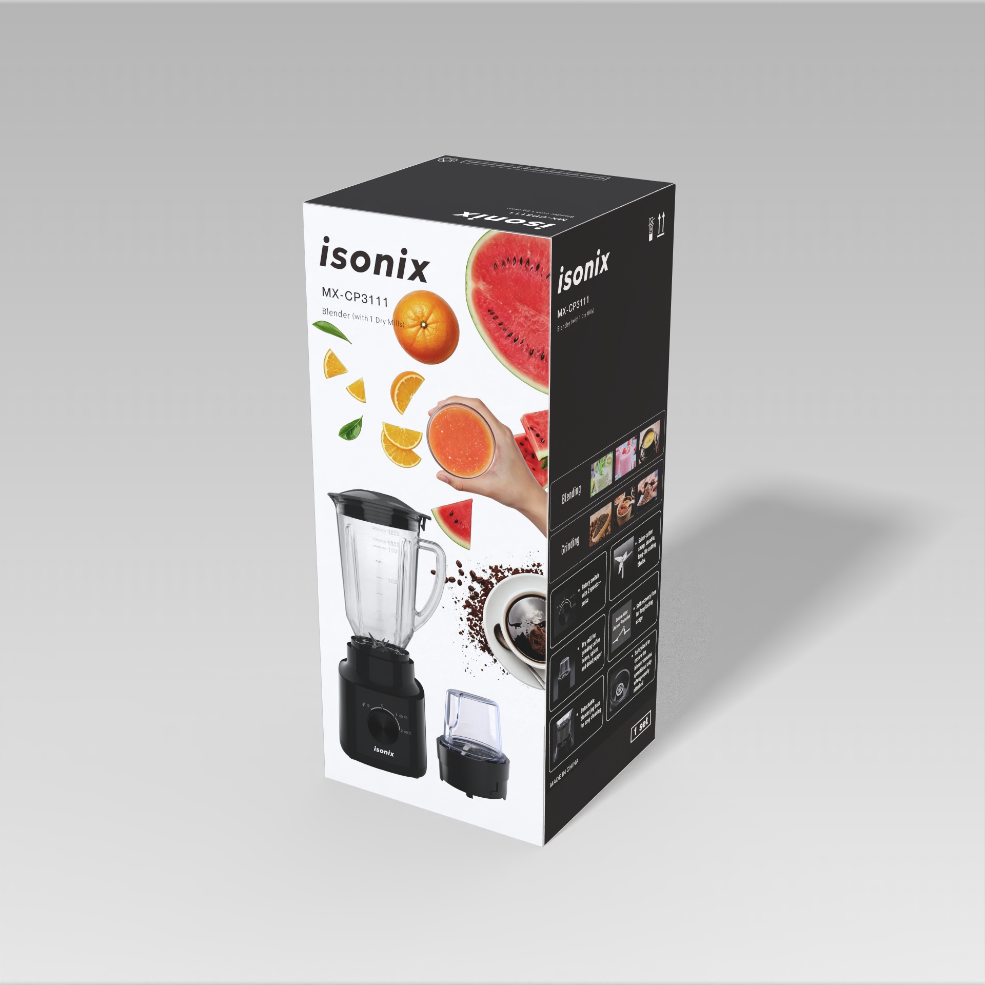 Comercio exterior especial para fabricantes de fábrica al por mayor nuevo portátil de alta potencia cocina eléctrica mezclador eléctrico fácil de limpiar molienda de jugo todo en uno hogar práctico material de calidad alimentaria de larga duración pequeños electrodomésticos fuente de exportación venta caliente - 5