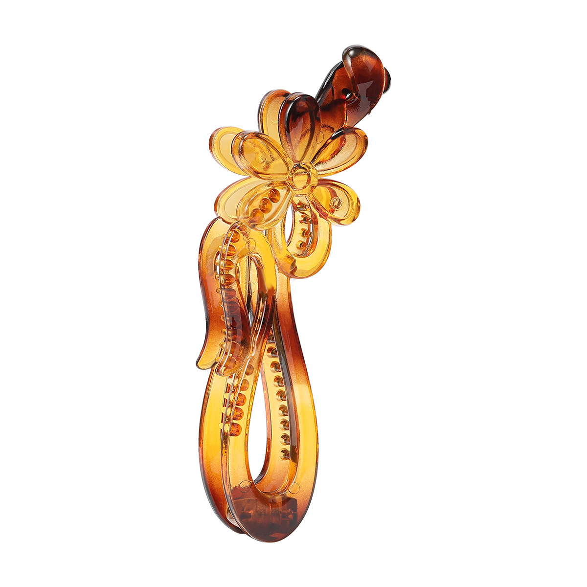 Banana clip, vertical hair clip, back of the head, plum blossom style ponytail, half tied hair, twist clip, Super DIY accessory Item Picture