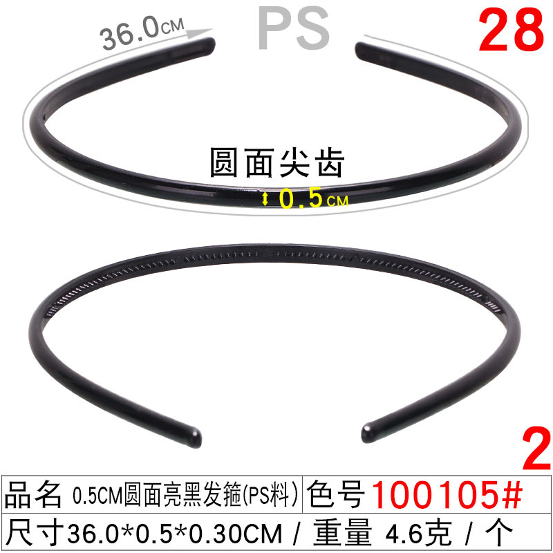 Invisible men's hairband, trendy men's and women's face-washing headband, internet-famous big wavy bangs, sporty hairpin, back of the head, wavy hair hole undefined