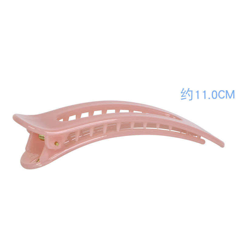 Wholesale of the popular large 11CM plastic duckbill clip for women's pointed-mouth hairpins in summer from the manufacturer Specification image