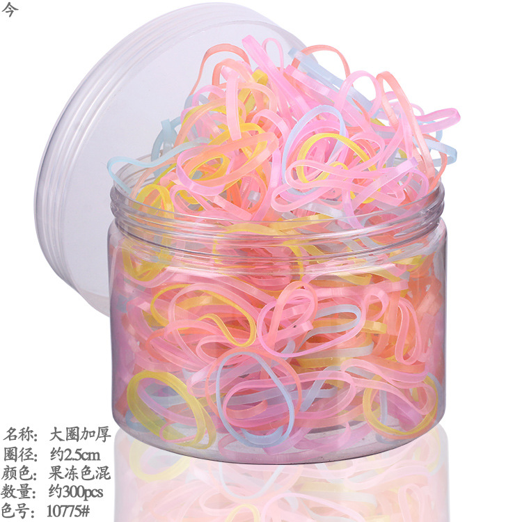Disposable rubber band for women's hair ties, black high-elasticity hair bands, adult and children's hair ties and headwear undefined