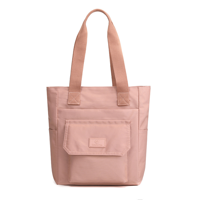 Large-capacity women's fashionable and trendy single-shoulder bag, nylon water-resistant versatile tote bag, Korean-style hand-held shopping bag, trendy undefined