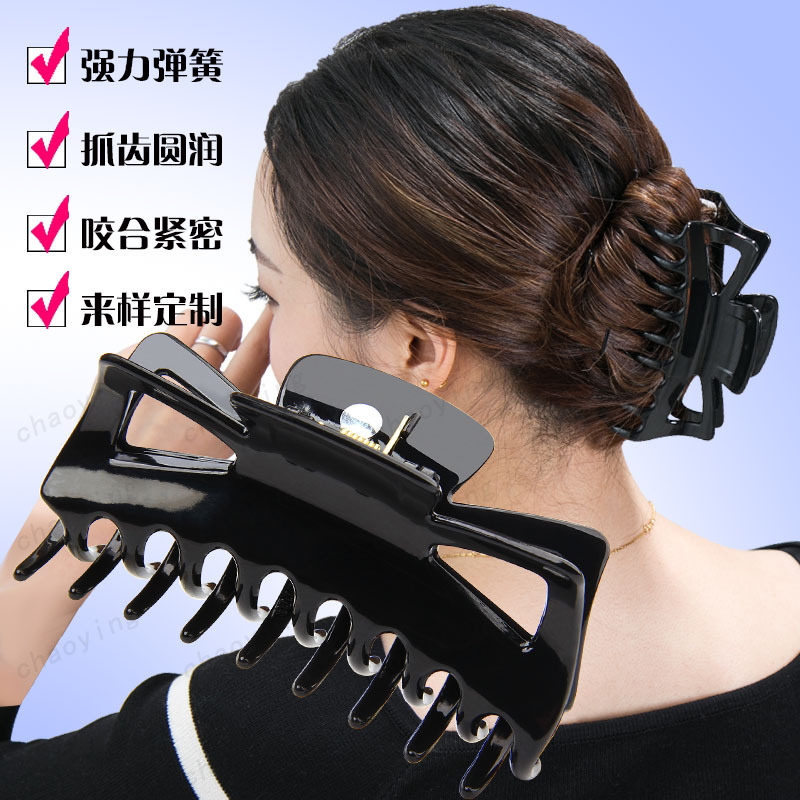 Spring and summer ladies' bath clips, large, medium and small wig accessories, grab clips wholesale, high ponytail hairpins and hair clips details Picture