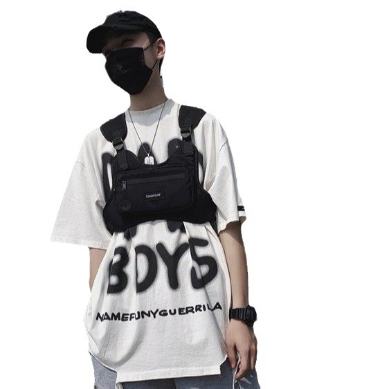 Trendy tactical vest for men, light functional workwear vest for women, Korean-style fashionable functional outerwear chest for men Item Picture