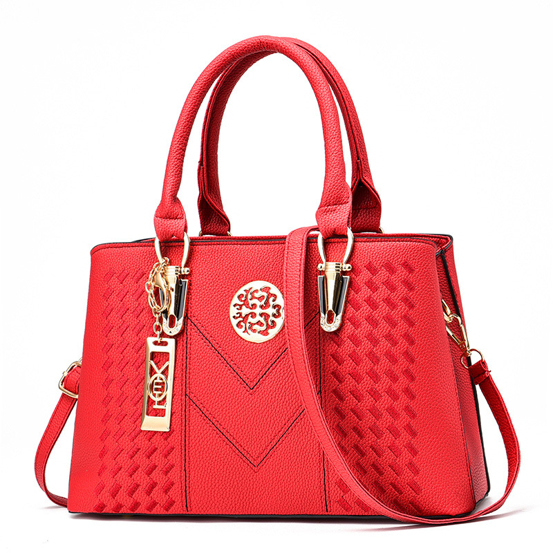 2025 Large-capacity handbag, trendy and fashionable women's bag, middle-aged mother's bag, high-end, elegant and versatile, single-shoulder crossbody bag undefined