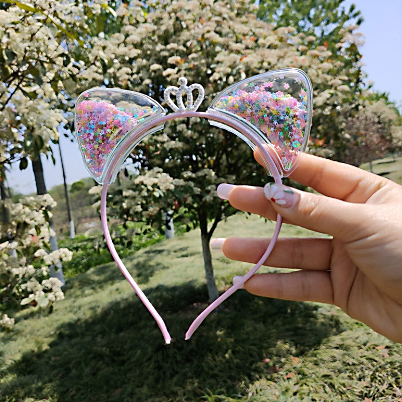 Cat ear headbands, hair clips, headwear, children's headwear, hair bands, kids' crowns, princess heads, girls' rabbit ears undefined