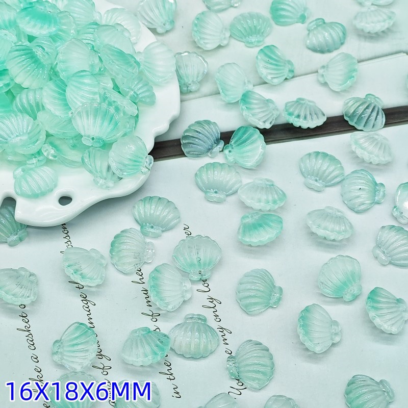 琉璃海洋扇贝人鱼贝壳花蛤配件散珠吊饰手工diy饰品配件古风材料详情图12