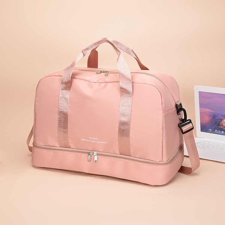 Custom-made large-capacity travel bags with printed logos, hand-held crossbody fitness bags, dry and wet separation swimming storage bags undefined