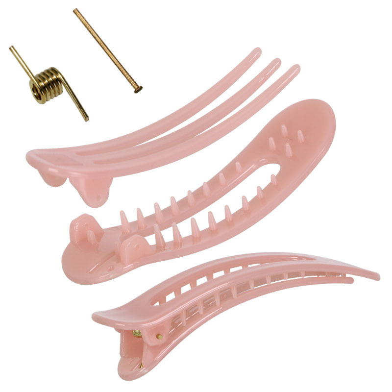 Wholesale of the popular large 11CM plastic duckbill clip for women's pointed-mouth hairpins in summer from the manufacturer details Picture