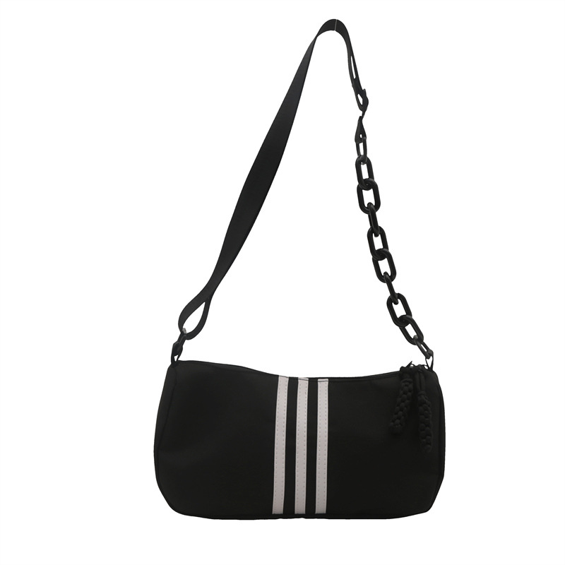 This is a new fashion crossbody bag for the autumn of 2024, featuring a stylish Oxford fabric bag and a casual, simple and lightweight underarm bag Item Picture